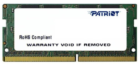Patriot DDR4 8GB 2666MHz SO-DIMM (PC4-21300) CL19 1.2V (Retail) 512*16