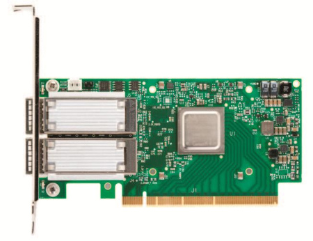 Mellanox ConnectX-4 VPI adapter card, EDR IB (100Gb/s) and 100GbE, dual-port QSFP28, PCIe3.0 x16, tall bracket, ROHS R6
