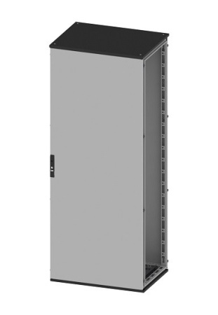 DKC / ДКС R5CQE2085 Сборный напольный шкаф серии CQE 2000x800x500мм (ВхШхГ) с дверью и задней панелью использование вне помещений цвет серый RAL 7035