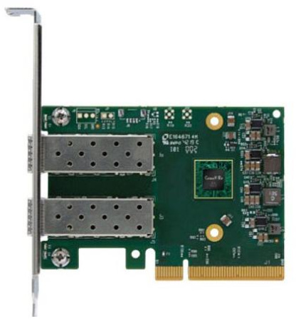 Mellanox ConnectX-6 Lx EN adapter card, 25GbE, Dual-port SFP28, PCIe 4.0 x8, No Crypto, Tall Bracket