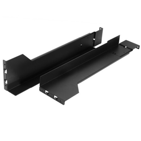 POWERMAN mounting kit for mounting equipment in a 19 "rack, suitable for POWERMAN Online 6000/10000 RT. Rack height - 3U. Depth adjustment: 500 - 800 mm. Load capacity - up to 96 kg. The kit includes fasteners. Product dimensions: 687 x 310 