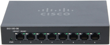Коммутатор Cisco 100 series SG110D-08-EU