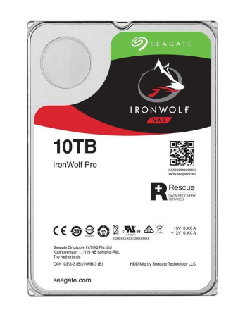 Жесткий диск Seagate ST10000NE0008 IronWolf Pro NAS 10TB, 3.5", 7200rpm, 256MB, SATA3