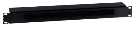 ZPAS WZ-SB63-00-01-161 Фальш-панель на 19" x 1U с щеточным вводом цвет черный (RAL 9005)