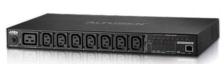 ATEN 20A/16A 8-Outlet 1U Outlet-Metered & Switched eco PDU