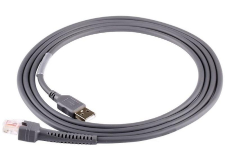Zebra ASSY: Cable - Shielded USB: Series A Connector, 9ft. (2.8m), Straight