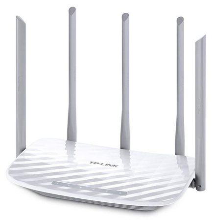 AC1350 Dual Band Wireless Router, QCA (Atheros), 867Mbps at 5GHz + 450Mbps at 2.4GHz, 802.11ac/a/b/g/n, 1 10/100Mbps WAN + 4 10/100Mbps LAN ports, 5 fixed antennas