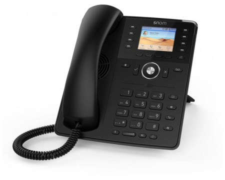 SNOM Global 735 Desk Telephone Black (00004389)