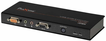 Удлинитель консоли (клав./мышь USB+мон.+аудио+RS232) на 200м/ USB KVM EXTENDER W/1.8M W/230V ADP