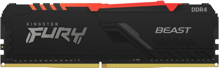 Kingston 16GB 3733MHz DDR4 CL19 DIMM 1Gx8 FURY Beast RGB