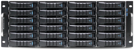 AIC Storage Server 4U noCPU(2)2nd Gen Xeon Scalable/TDP 140W/ no DIMM(12)/ 24x3,5"+ 2x2,5"/ 2x10GB SFP+/ 2 x16 slots(FHHL)/ 3 x8 slots(FHHL)/2x1200W