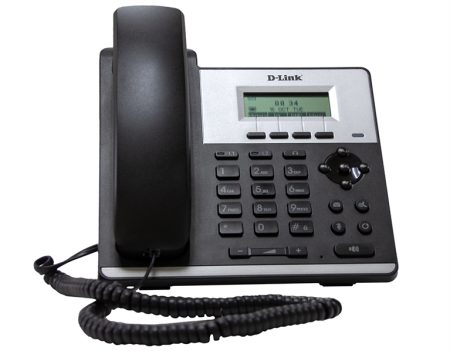 D-Link VoIP PoE Phone, 100Base-TX WAN, 100Base-TX LAN, w/o power adapter