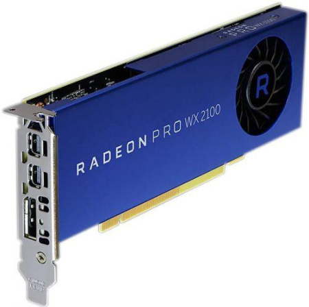 Dell AMD Radeon Pro WX 2100, 2GB, DP. 2 mDP, (Precision)(Customer KIT)