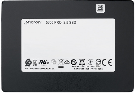 Micron 5300PRO 7.68TB SATA 2.5" SSD Enterprise Solid State Drive