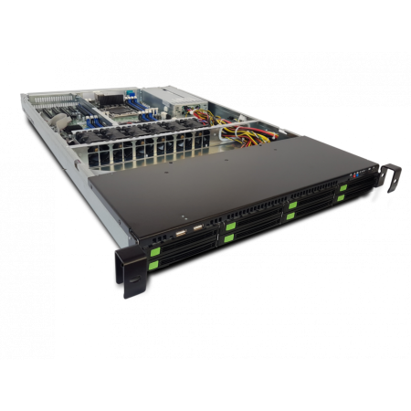Rikor 1U Server RP6108 noCPU(2)2nd GenScalable/TDP 150W/ no DIMM(16)/HDD(8)SFF / 2x1Gbe/1xFH/1xM.2 PCI-E x4, 1xM.2 SATA /2x650W