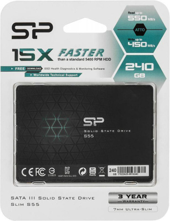 Накопитель SSD Silicon Power SP240GBSS3S55S25 SP240GBSS3S55S25