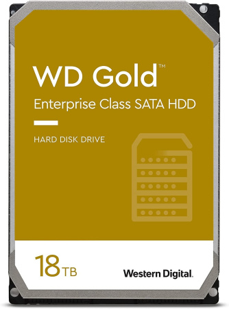 Жесткий диск WD Original SATA-III 18Tb WD181KRYZ Gold (7200rpm) 512Mb 3.5&quot;