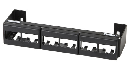 PANDUIT CWPP12WBL Настенная модульная патч-панель Mini-Com® со встроенным кронштейном 12 портов 2286 х 444 х 635 мм
