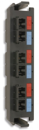 Siemon RIC-F-SC6-01 Quick-Pack Панель с 3 SC duplex адаптерами 6 волокон одномод/многомод (для RIC3 SWIC3 FCP3)
