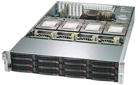 Supermicro SuperStorage 2U Server 620P-ACR16H noCPU(2)3rd Gen Xeon Scalable