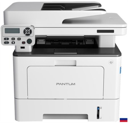 Pantum BM5106ADN, P/C/S, Mono laser, A4, 40 ppm, 1200x1200 dpi, 512 MB RAM, Duplex, ADF50, paper tray 250 pages, USB, LAN, start. Картридж 6000 pages