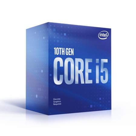 CPU Intel Core i5-10400F (2.9GHz/12MB/6 cores) LGA1200 BOX, TDP 65W, max 128Gb DDR4-2666, BX8070110400FSRH3D