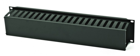 Hyperline CM-2U-PL-COV Кабельный организатор пластиковый с крышкой 19" 2U
