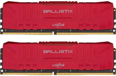 Crucial 16GB Kit (8GBx2) DDR4 3600MT/s CL16 Unbuffered DIMM 288 pin Ballistix Red RGB