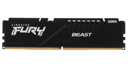 Память оперативная/ Kingston 16GB 6000MT/s DDR5 CL40 DIMM (Kit of 2) FURY Beast Black